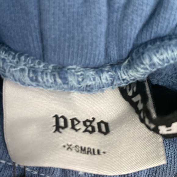 PESO Oversized Fated Shorts, Sky Blue - Picture 4 of 11